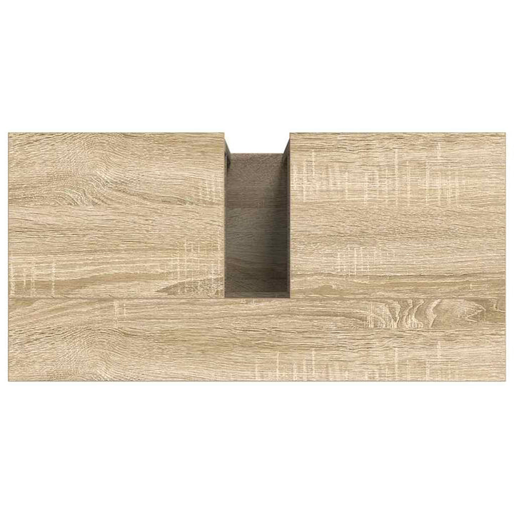 Badeværelsesskab Beige 60 x 30 x 60 cm Konstrueret træ