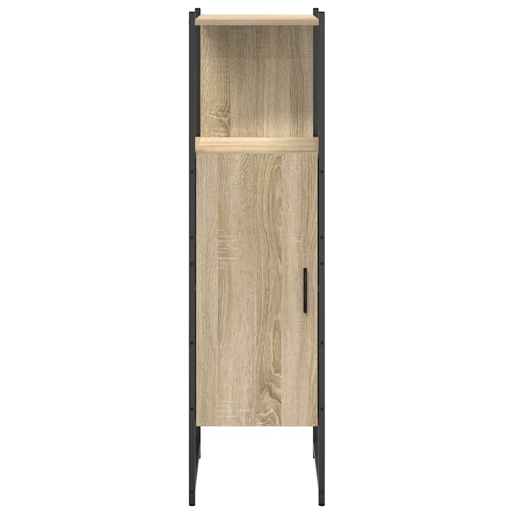 Badeværelsesskab Beige 33 x 33 x 120,5 cm Konstrueret træ