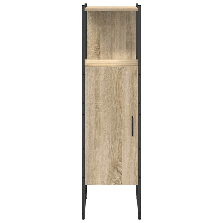 Badeværelsesskab Beige 33 x 33 x 120,5 cm Konstrueret træ