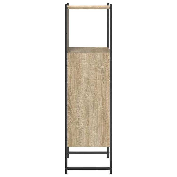 Badeværelsesskab Beige 33 x 33 x 120,5 cm Konstrueret træ