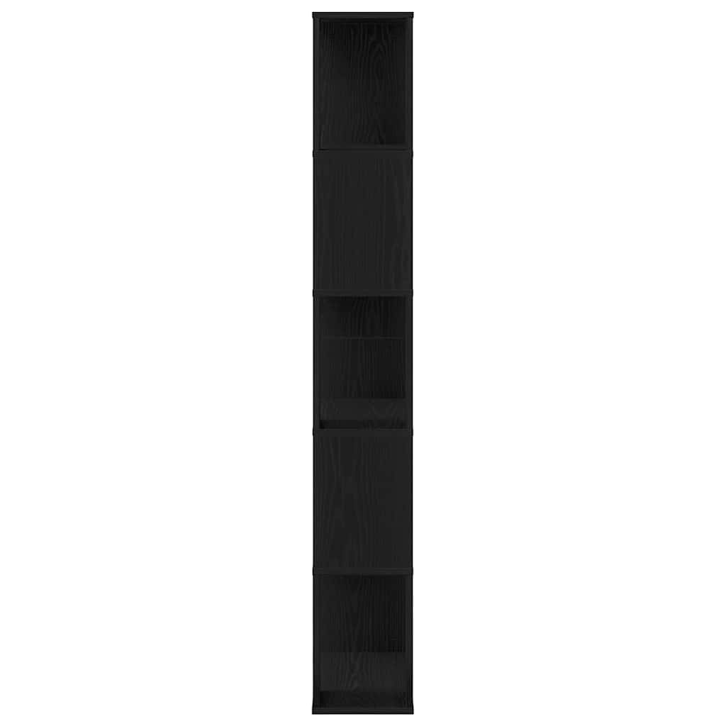 Bogreol Sort eg 45 x 23,5 x 162,5 cm