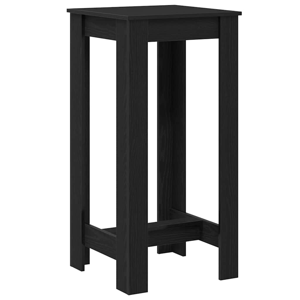 Barbord 51 x 50 x 103.5 cm Konstrueret træ Sort eg Rektangulær