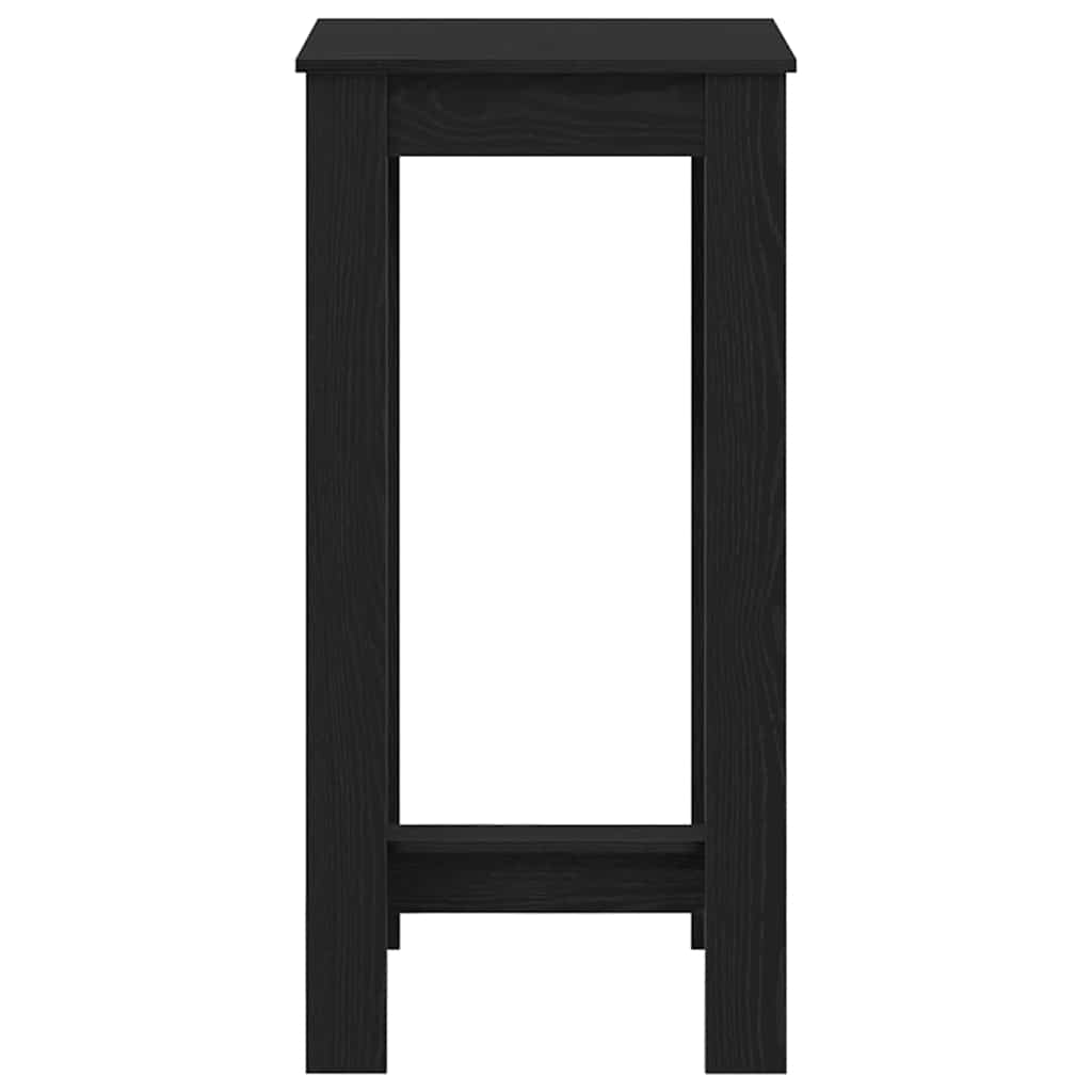 Barbord 51 x 50 x 103.5 cm Konstrueret træ Sort eg Rektangulær
