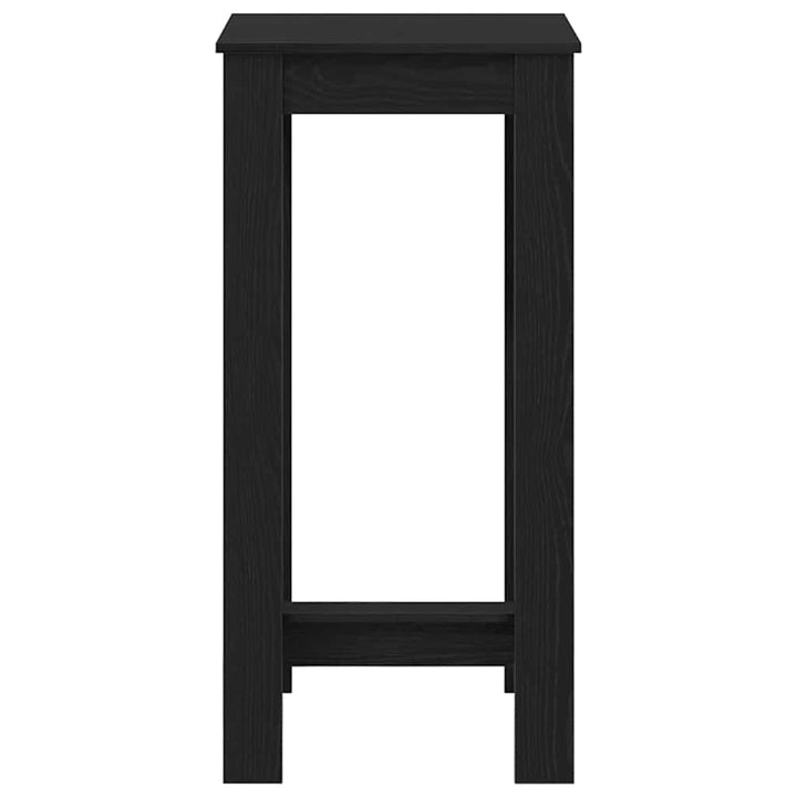 Barbord 51 x 50 x 103.5 cm Konstrueret træ Sort eg Rektangulær