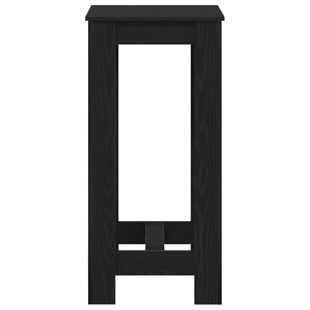 Barbord 51 x 50 x 103.5 cm Konstrueret træ Sort eg Rektangulær