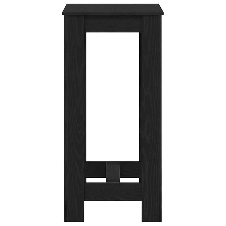 Barbord 51 x 50 x 103.5 cm Konstrueret træ Sort eg Rektangulær