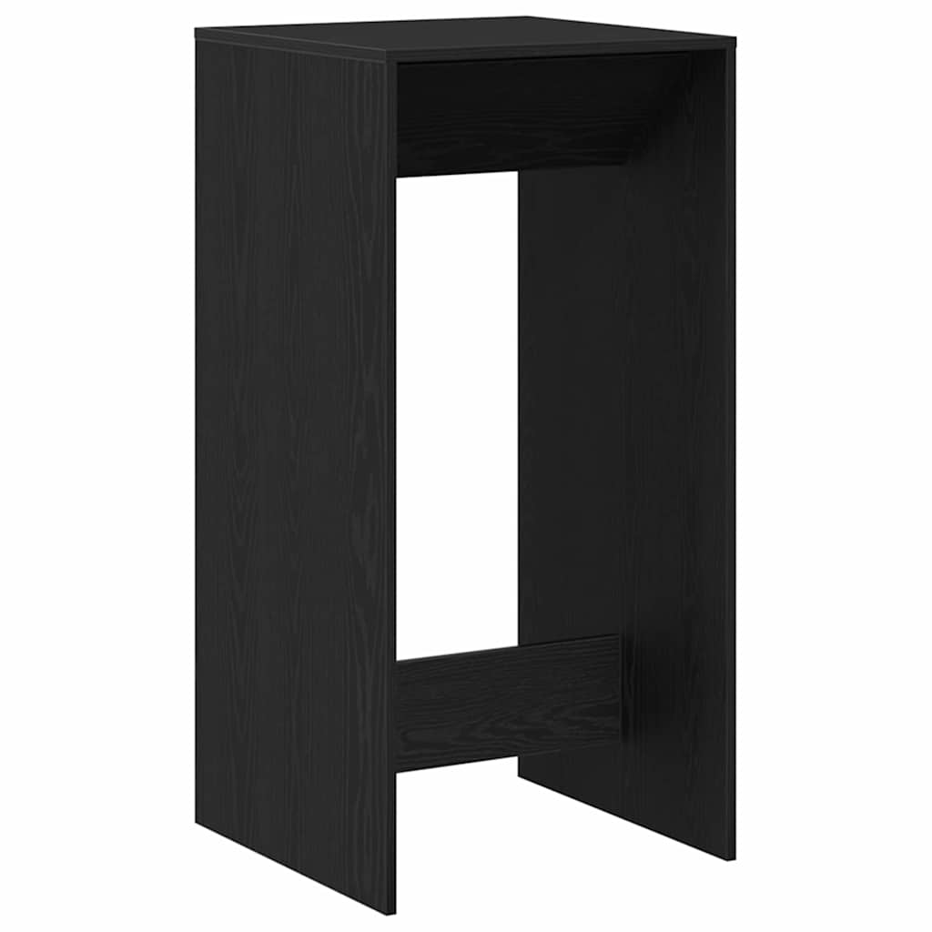 Barbord 51 x 50 x 103,5 cm Konstrueret træ Sort eg Rektangulær