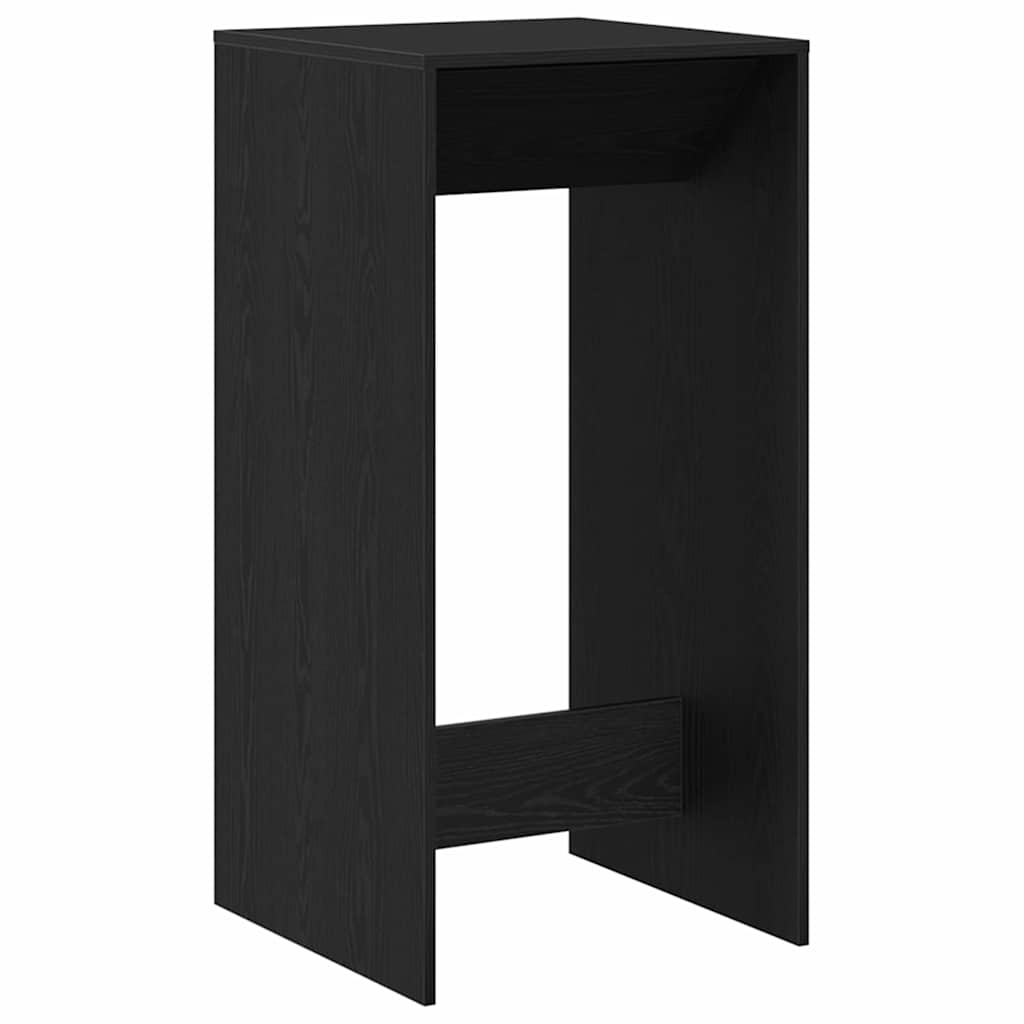 Barbord 51 x 50 x 103,5 cm Konstrueret træ Sort eg Rektangulær