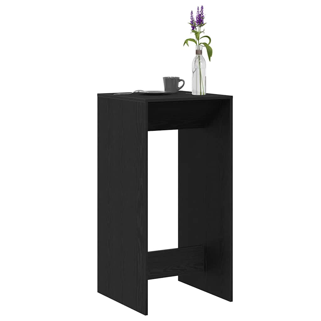 Barbord 51 x 50 x 103,5 cm Konstrueret træ Sort eg Rektangulær