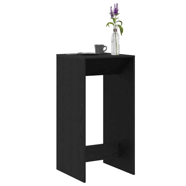 Barbord 51 x 50 x 103,5 cm Konstrueret træ Sort eg Rektangulær