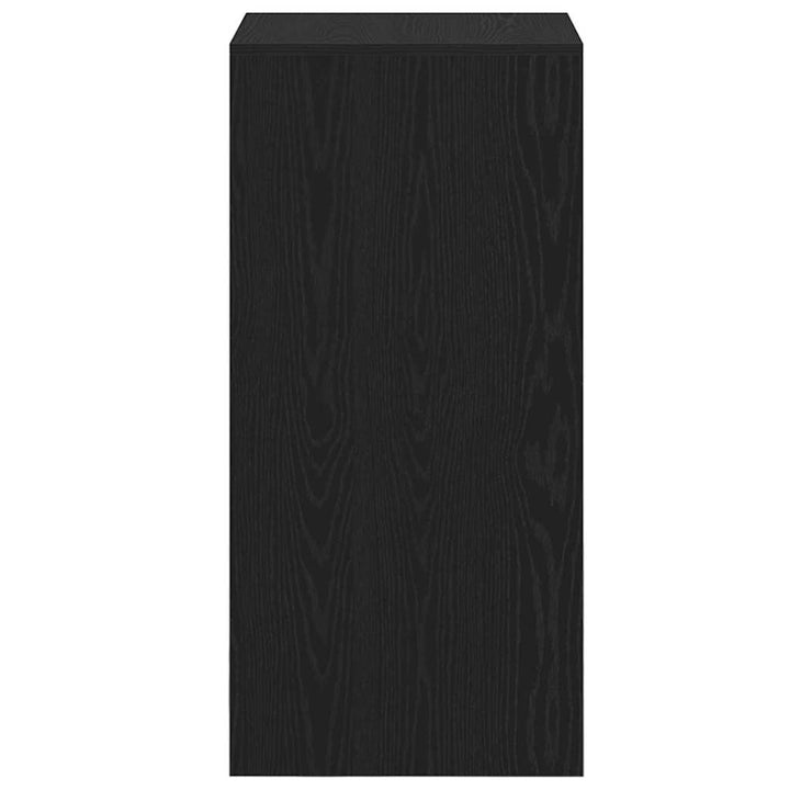 Barbord 51 x 50 x 103,5 cm Konstrueret træ Sort eg Rektangulær
