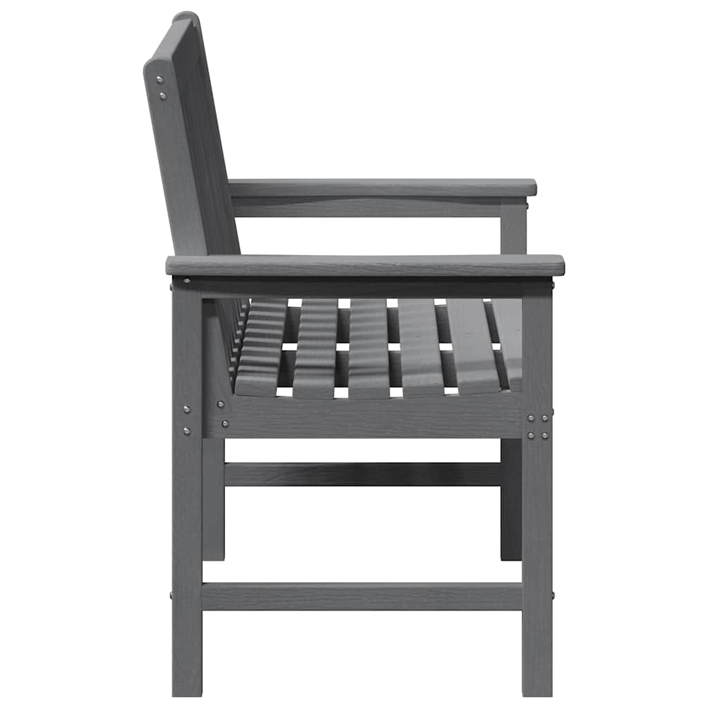 Havebænk Lysegrå 120 x 59 x 88 cm HDPE