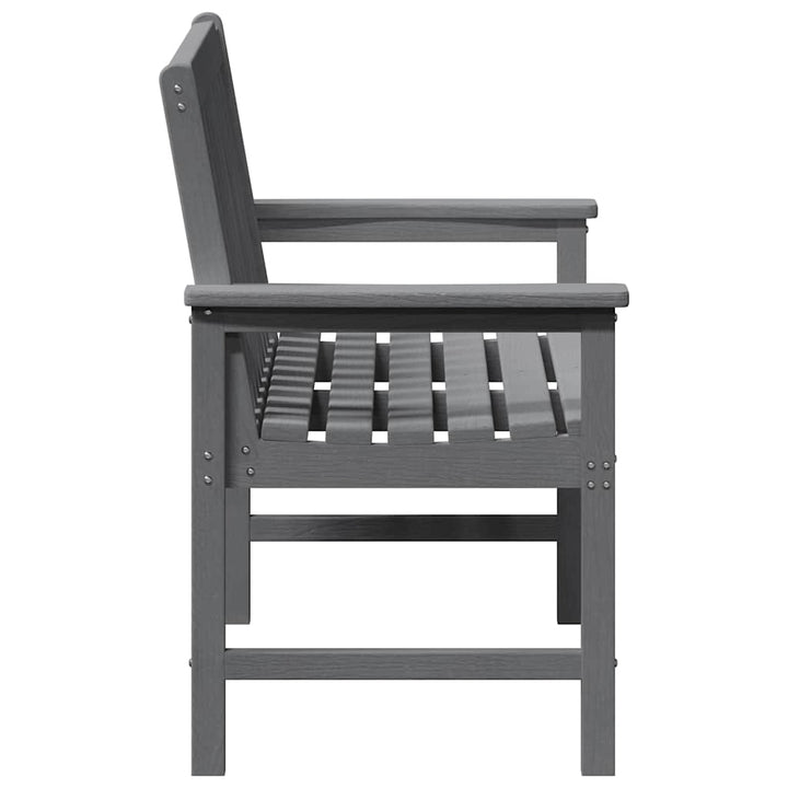 Havebænk Lysegrå 120 x 59 x 88 cm HDPE