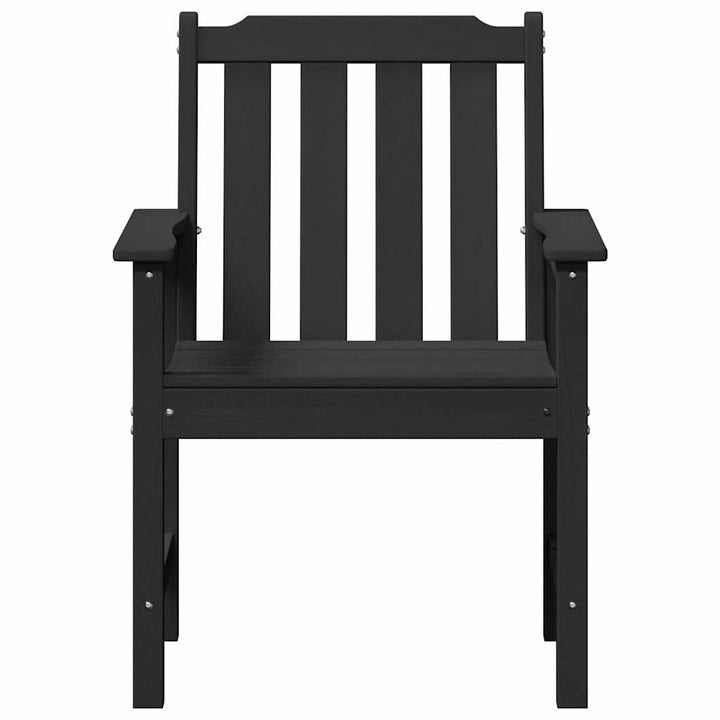 Havemøbel spise stol 2 pcs Sort 65,5 x 59 x 88 cm HDPE