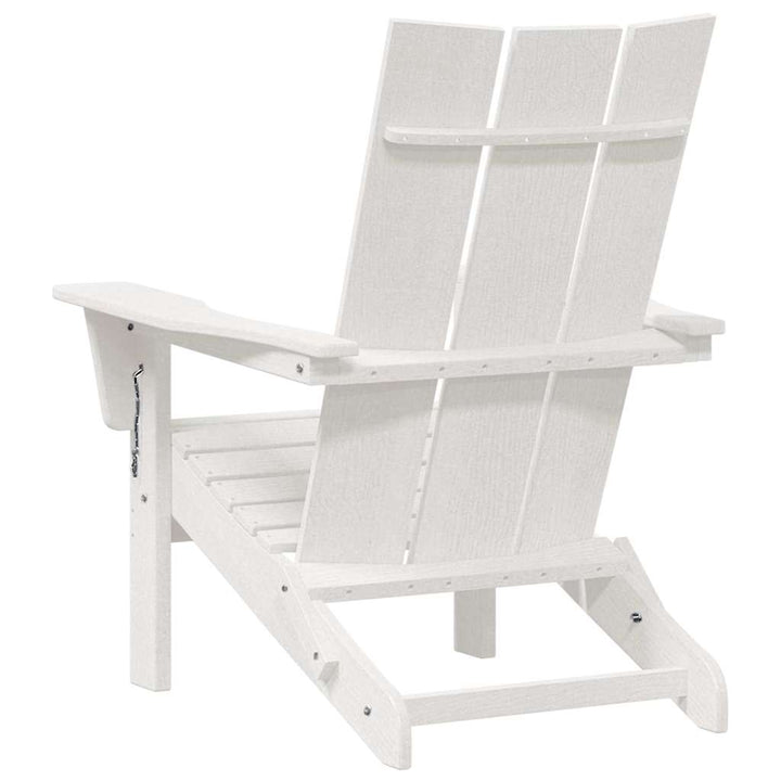 Foldbar Adirondack Stol Hvid 80,5 x 74,5 x 92 cm HDPE