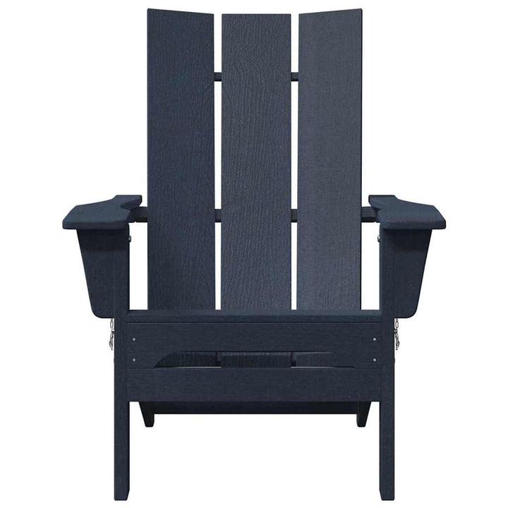 Foldbar Adirondack Stol Mørkeblå 80,5 x 74,5 x 92 cm HDPE
