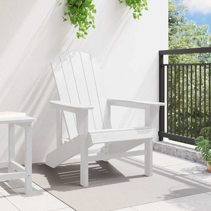 Adirondack-stol Hvid 82 x 74 x 92 cm HDPE