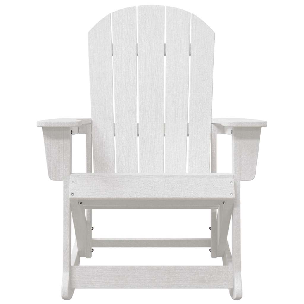 Adirondack gyngestol Hvid HDPE