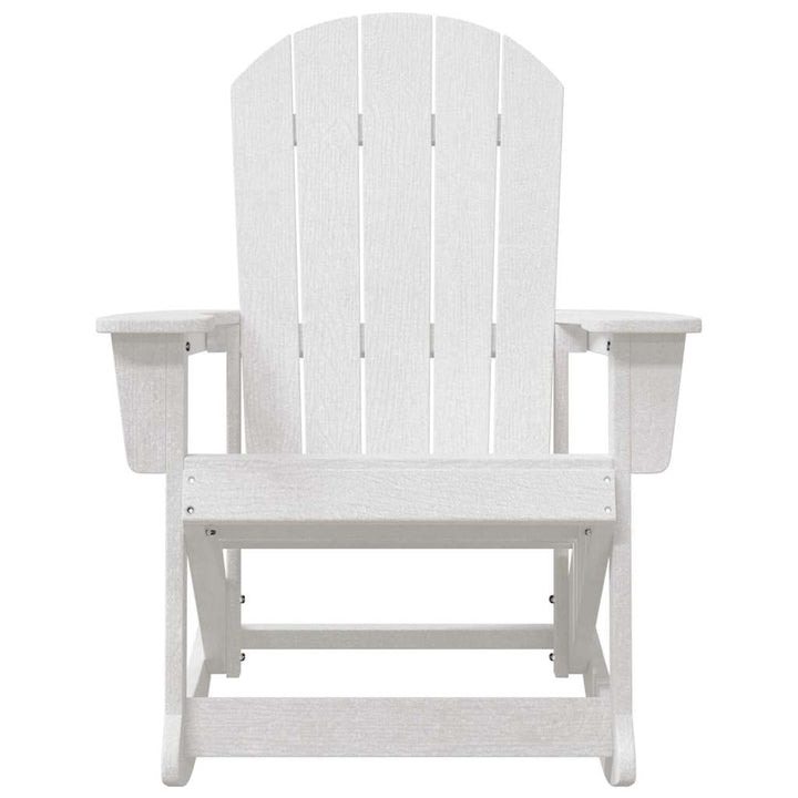 Adirondack gyngestol Hvid HDPE