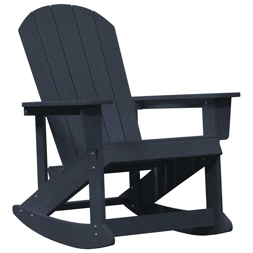 Adirondack gyngestol Mørkeblå 92 x 73,5 x 92 cm HDPE