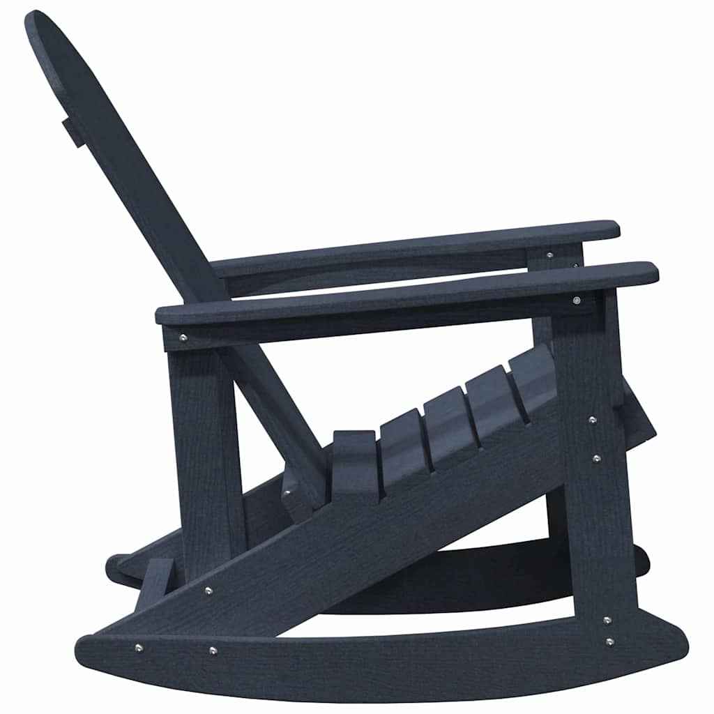 Adirondack gyngestol Mørkeblå 92 x 73,5 x 92 cm HDPE