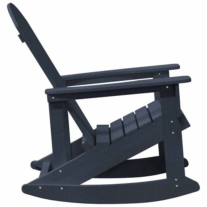 Adirondack gyngestol Mørkeblå 92 x 73,5 x 92 cm HDPE