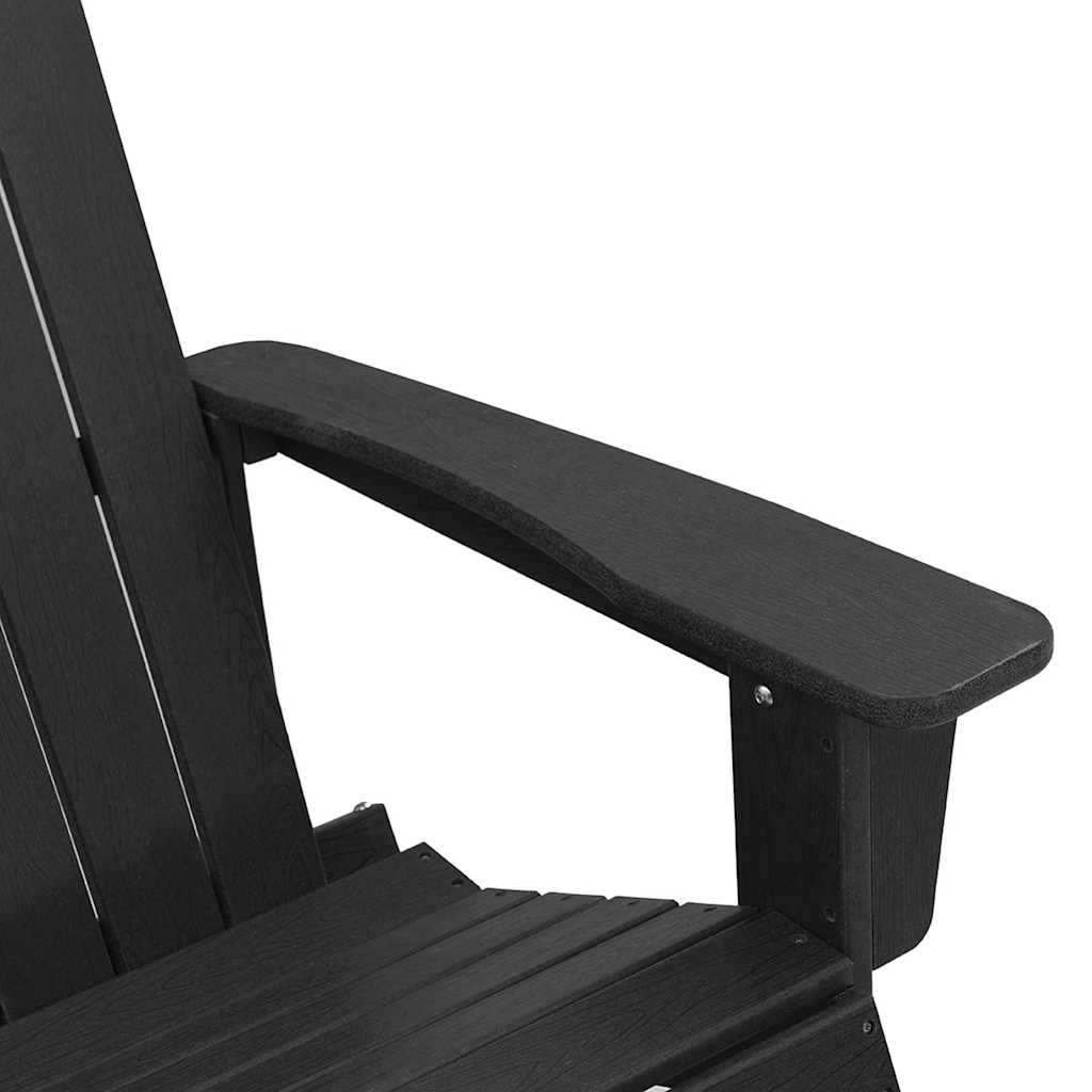 Adirondack gyngestol Sort 92 x 73,5 x 92 cm HDPE
