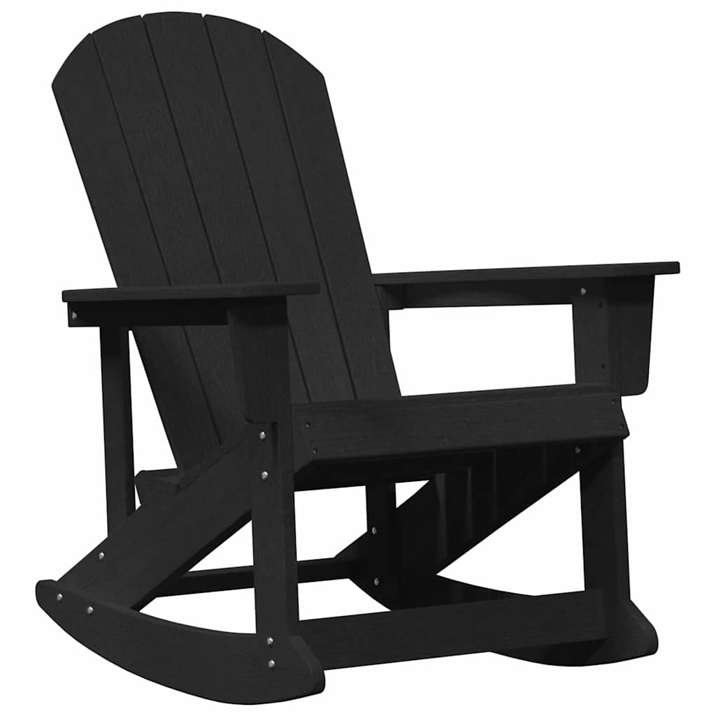 Adirondack gyngestol Sort 92 x 73,5 x 92 cm HDPE
