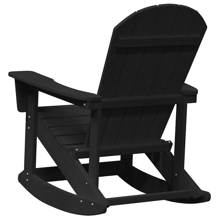 Adirondack gyngestol Sort 92 x 73,5 x 92 cm HDPE