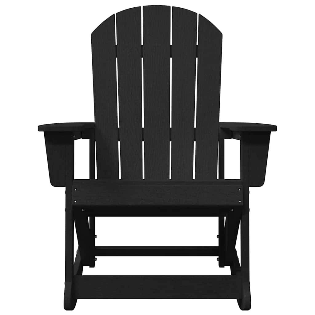Adirondack gyngestol Sort 92 x 73,5 x 92 cm HDPE