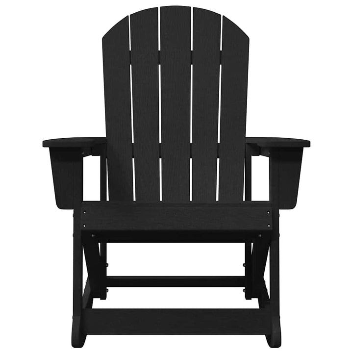 Adirondack gyngestol Sort 92 x 73,5 x 92 cm HDPE