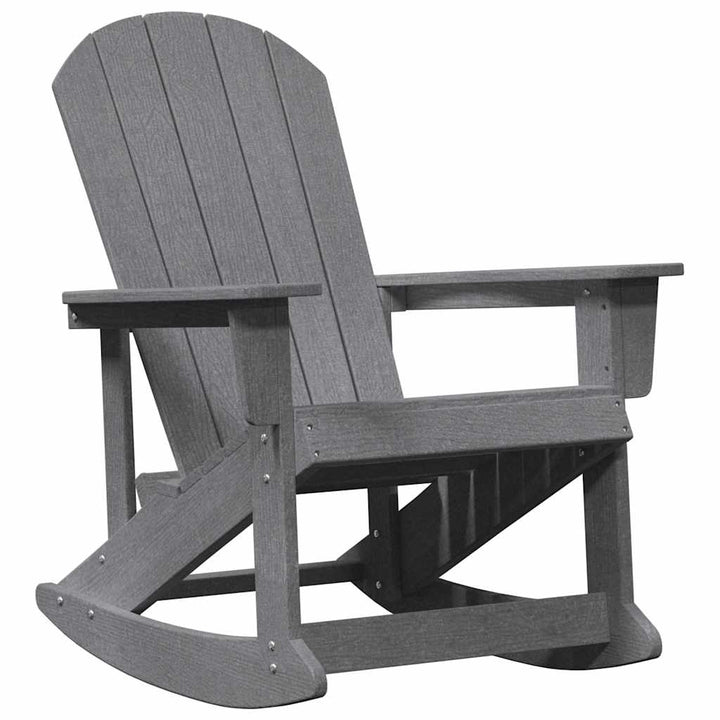 Adirondack gyngestol Lysegrå HDPE