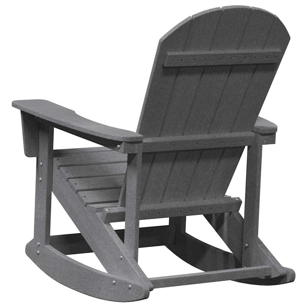 Adirondack gyngestol Lysegrå HDPE