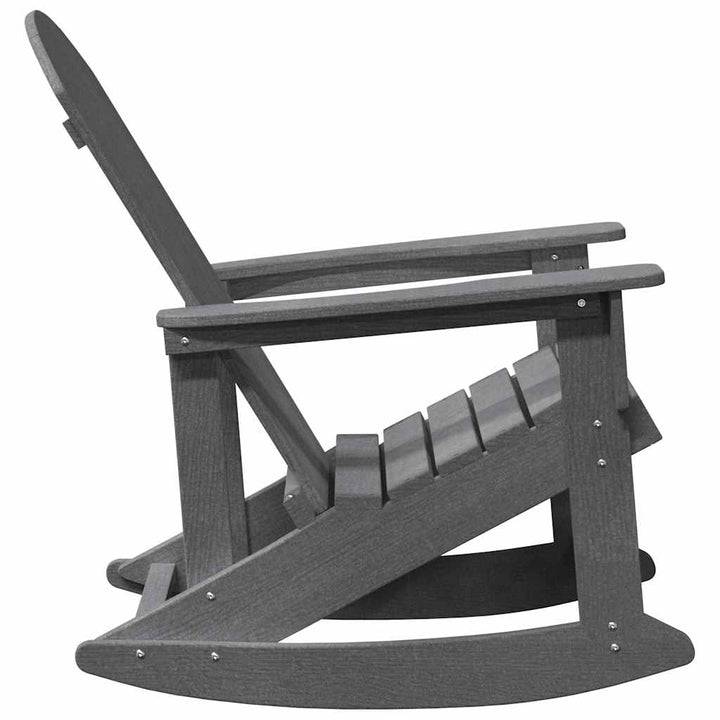 Adirondack gyngestol Lysegrå HDPE