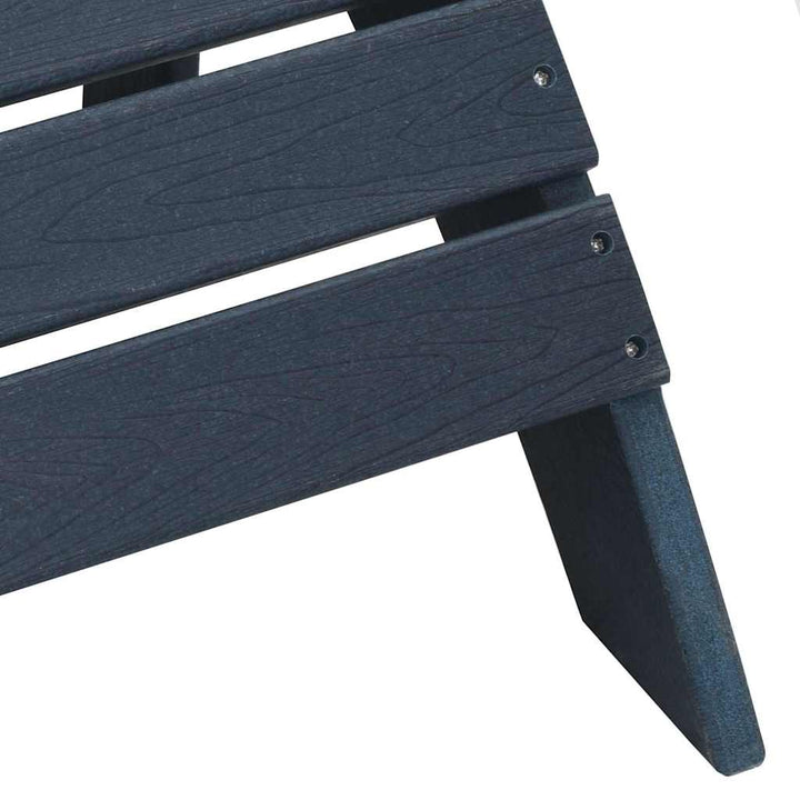 Adirondack-stol Mørkeblå 82 x 74 x 92 cm HDPE