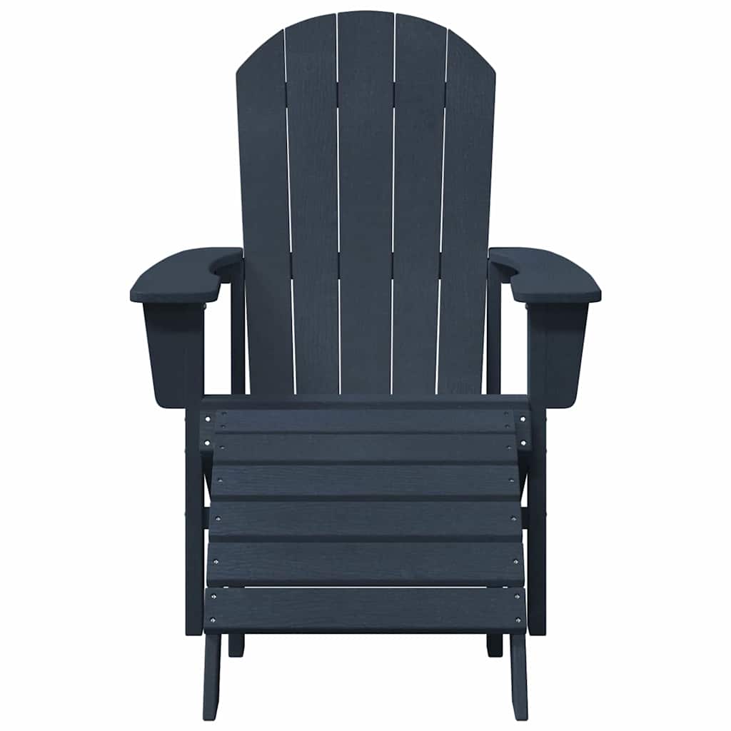 Adirondack-stol Mørkeblå 82 x 74 x 92 cm HDPE