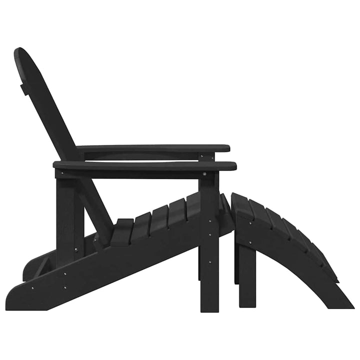 Adirondack-stol Sort HDPE