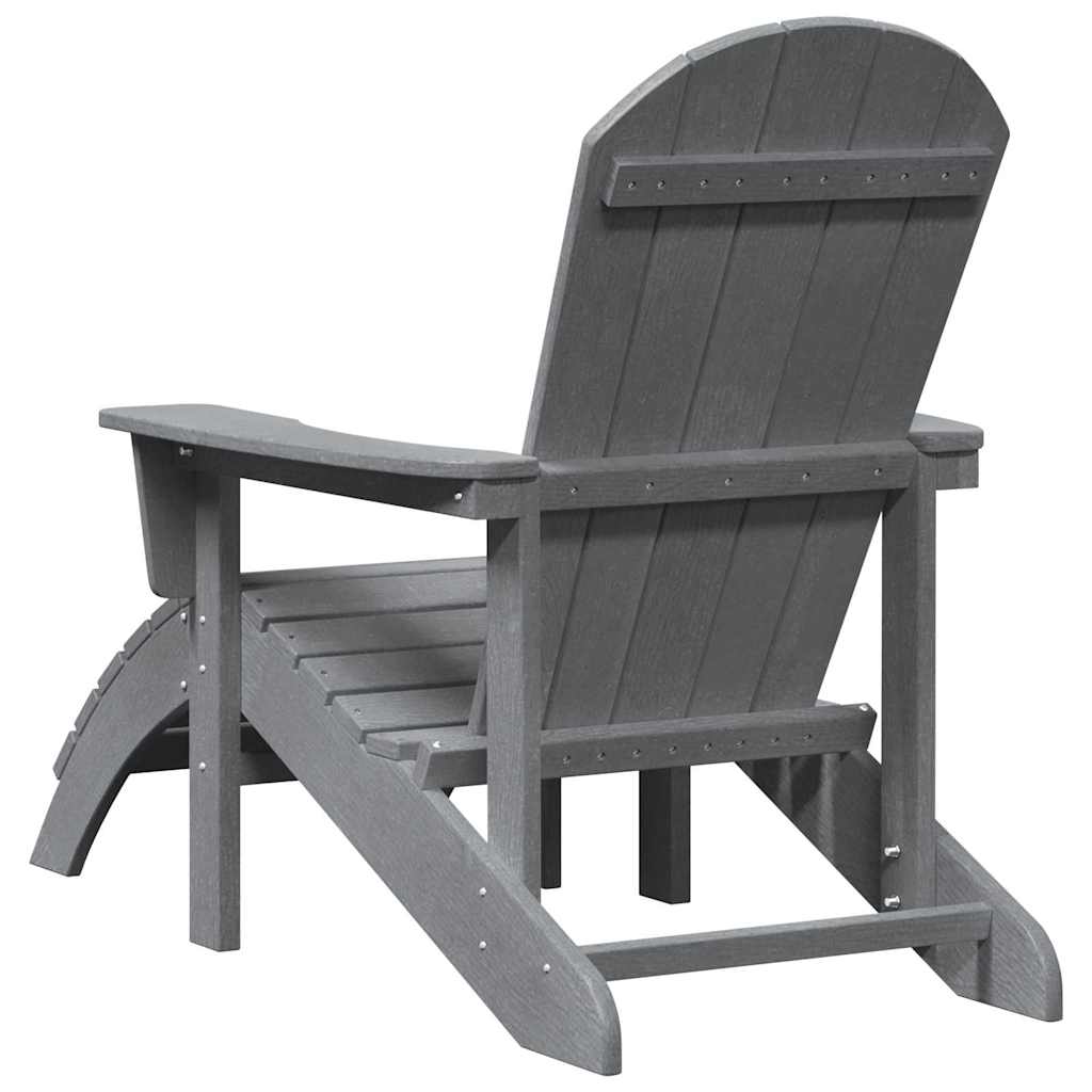 Adirondack-stol Lysegrå HDPE