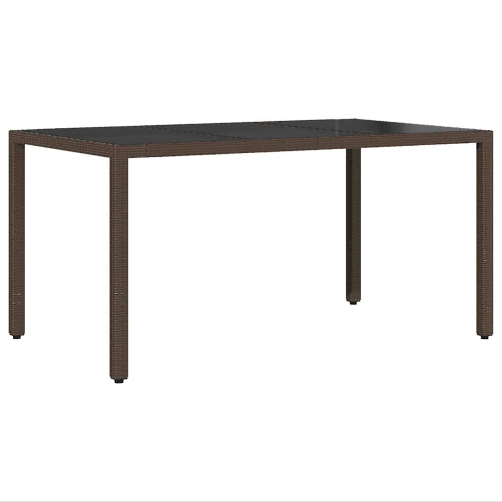 Have Spisebordssæt 7 pcs Brun polyrattan
