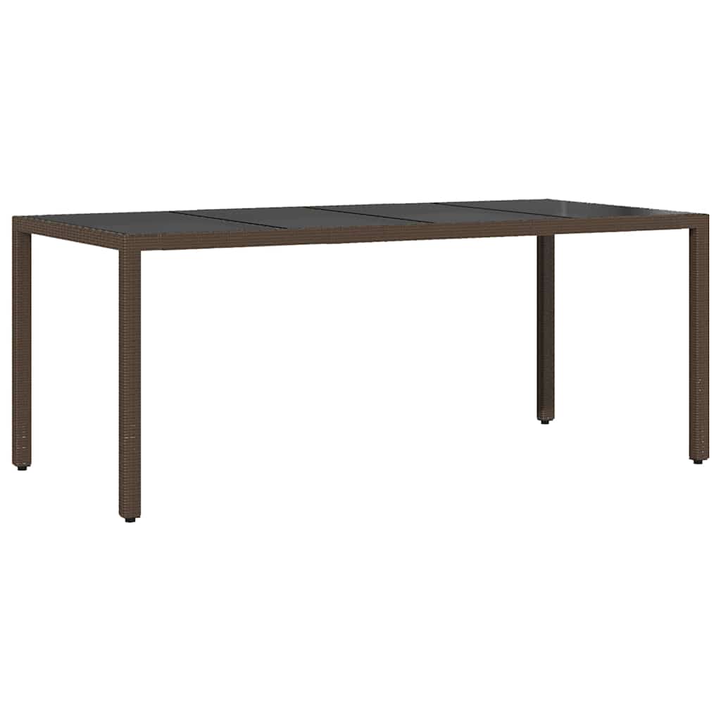 Have Spisebordssæt 7 pcs Brun polyrattan
