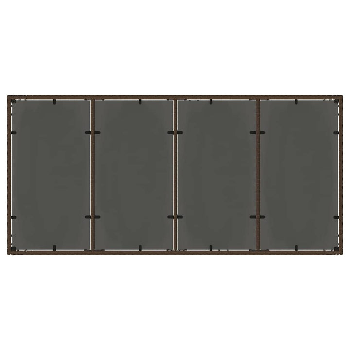 Have Spisebordssæt 7 pcs Brun polyrattan