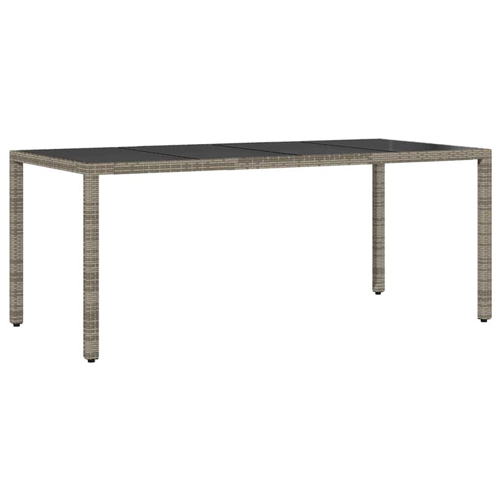 Have Spisebordssæt 9 pcs Grå polyrattan