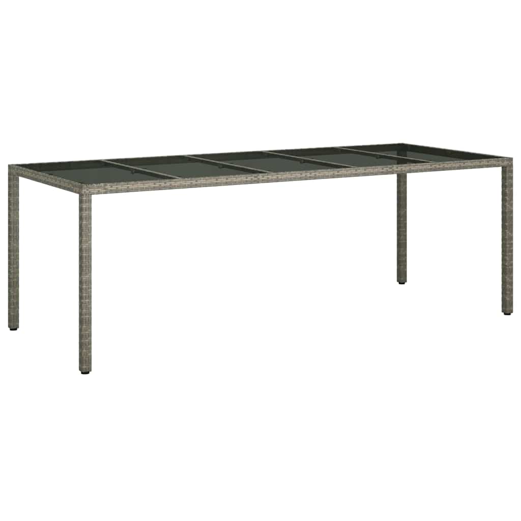 Have Spisebordssæt 9 pcs Grå polyrattan
