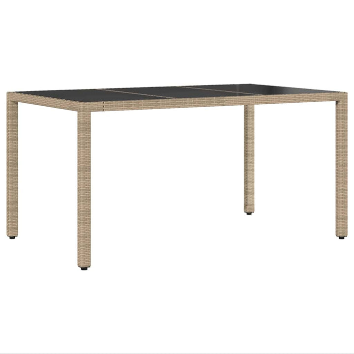 Have Spisebordssæt 7 pcs Beige polyrattan