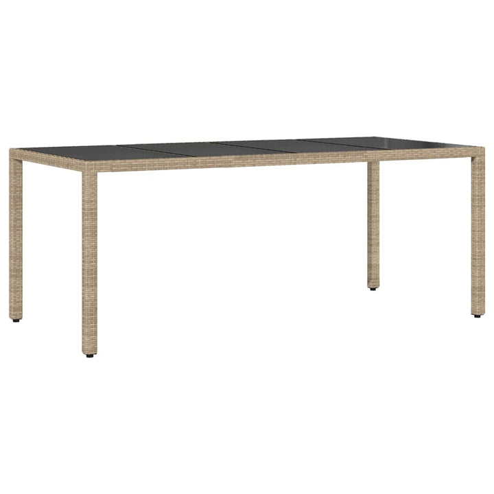 Have Spisebordssæt 7 pcs Beige polyrattan