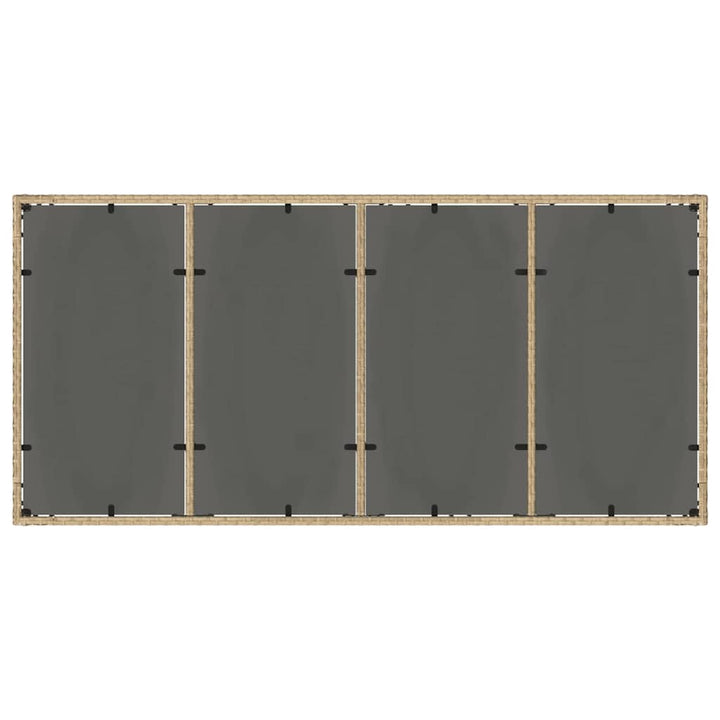 Have Spisebordssæt 7 pcs Beige polyrattan