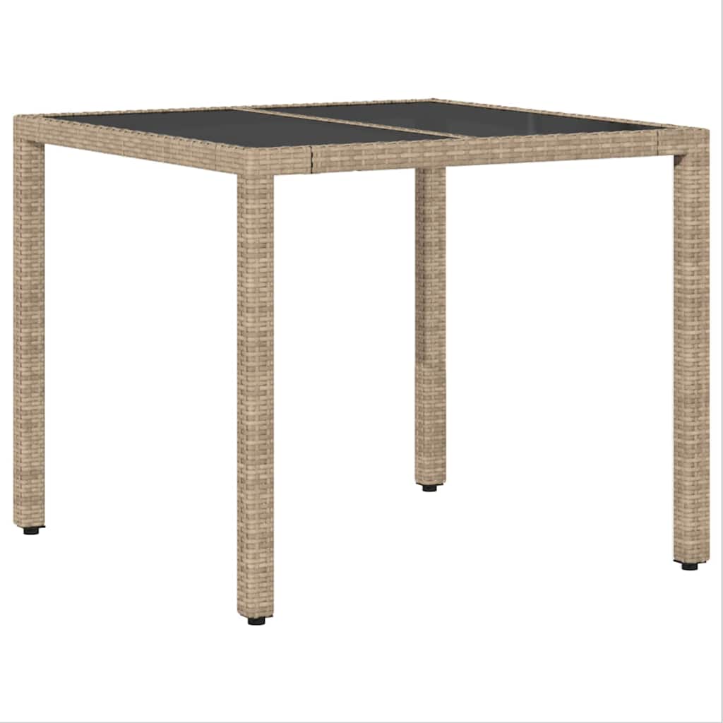 Have Spisebordssæt 3 pcs Beige polyrattan