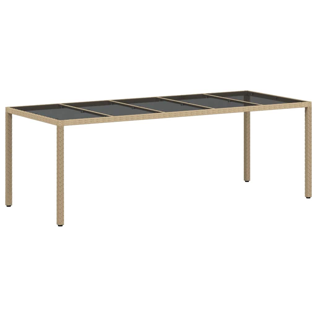 Have Spisebordssæt 9 pcs Beige polyrattan
