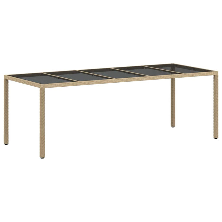 Have Spisebordssæt 9 pcs Beige polyrattan