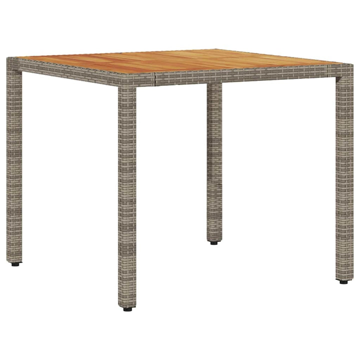 Have Spisebordssæt 5 pcs Grå polyrattan